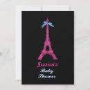 Recherche de hot pink baby shower invitations Rose