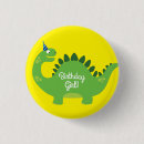 Recherche de anniversaire dinosaure badges Mignon