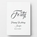 Recherche de joyeux anniversaire plaques 10 20 30 40