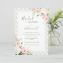 Recherche de peach bridal shower invitations Floral