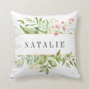 Recherche de feuillage coussins Aquarelle