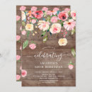 Recherche de pink floral anniversaire invitations Pivoines