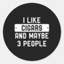 Recherche de fumeurs autocollants Amateurs de cigares