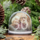 Recherche de boules à neige Photo personnalisée enneigée