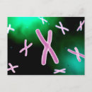 Recherche de chromosome cartes postales Gros plan