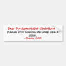 Recherche de tolérance voiture autocollants Un dieu