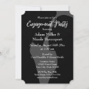 Recherche de silhouette de couples invitations Noir et blanc