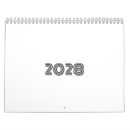 Recherche de noir et blanc calendriers Minimum