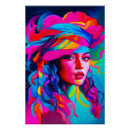 Suche nach abstraktes buntes gesicht poster Lebhaft