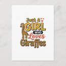 Recherche de babyshower cartes postales Girafe