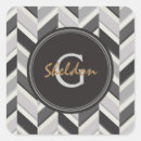 Recherche de zig zag autocollants Monogramme
