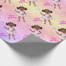 Recherche de afro papier cadeau Girl