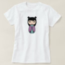 Recherche de poupée japonaise tshirts Kimono