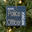 Recherche de policier ornements Agent de police