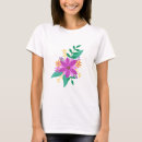 Recherche de bouquet floral tshirts Rose