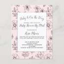 Recherche de courrier de fleur Baby shower par courrier