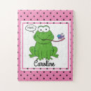 Suche nach niedlicher frosch puzzle Cartoon