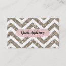 Recherche de chevron rose cartes visite Tendance