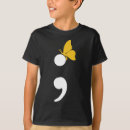 Recherche de semicolon tshirts Suicide