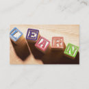 Recherche de educatrice cartes visite Affaires