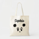 Recherche de panda kawaii sacs Noir et blanc