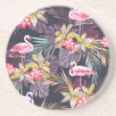 Recherche de flamants roses dessous de verres Feuille
