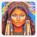 Recherche de rouge indien autocollants Beau