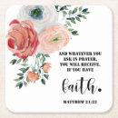 Recherche de religieux dessous de verres Floral