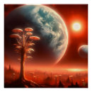 Recherche de planète rouge posters Espace