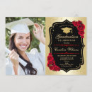 Recherche de rouge de noir et or invitations Pour elle