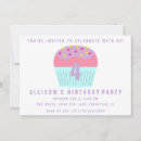Recherche de cupcake invitations Fille