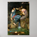 Recherche de nymphes posters John william waterhouse