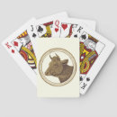Recherche de bovin jeux de cartes Illustration