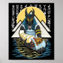 Suche nach hieroglyphen poster Anubis