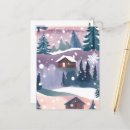 Recherche de cabane cartes postales Aquarelle