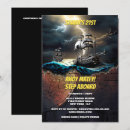 Suche nach vintage piraten einladungen Ahoy matey