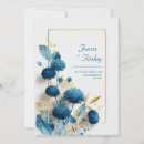 Recherche de bleu profond invitations Pour eux