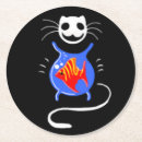 Suche nach halloween katze untersetzer Spukhaft
