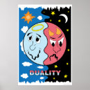 Suche nach dualität poster Yin und yang