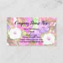 Recherche de conception botanique cartes visite Floral
