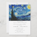 Recherche de van gogh invitations Élégant