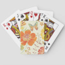 Suche nach blumenmotiv spielkarten Orange