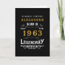 Recherche de 1963 anniversaire cartes 60 ans