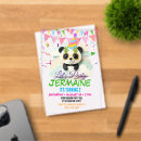 Recherche de pandas mignons invitations Pour enfants