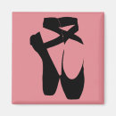 Recherche de ballerine rose magnets Pointe
