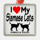 Recherche de de chat siamois ornements Coeur