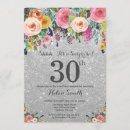 Recherche de floral 30ans anniversaire invitations 30e jour