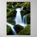 Recherche de montagne de cascade posters Maison