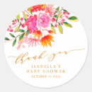 Recherche de fleur orange autocollants Floral
