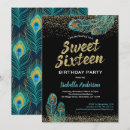 Recherche de peacock invitations Fête d'anniversaire